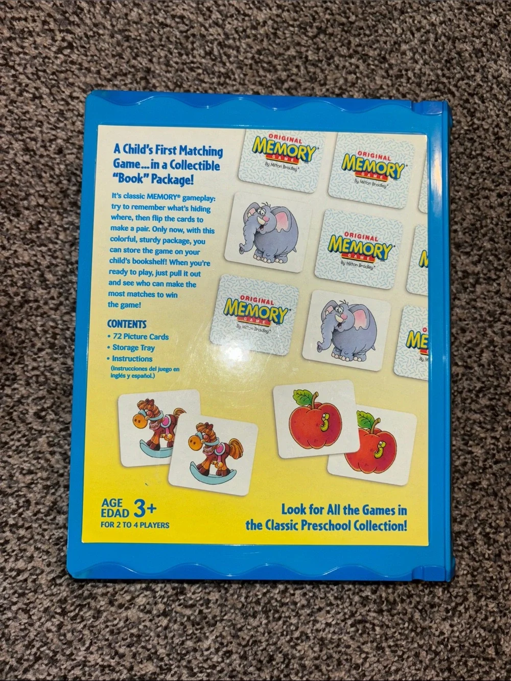 VTG Memory Matching Game Classic Preschool Bookshelf Edition Collectible 2006